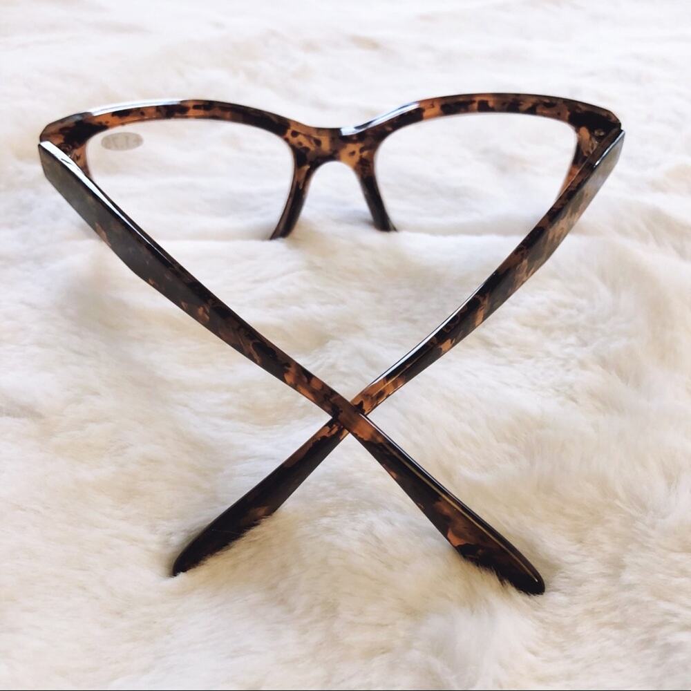 Brooke Brown Half Rim Rectangle Reader Glasses - Picture 10 of 11